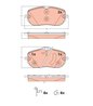 Set placute frana TRW GDB2483