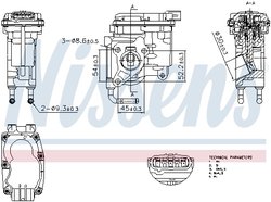 Supapa EGR Nissens 98507