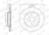 DISC FRANA FERODO DDF2376C - Compatibil cu SUZUKI