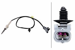 SENZOR TEMPERATURA GAZE EVACUARE HELLA 6PT 358 226-221 - Compatibil cu VOLVO