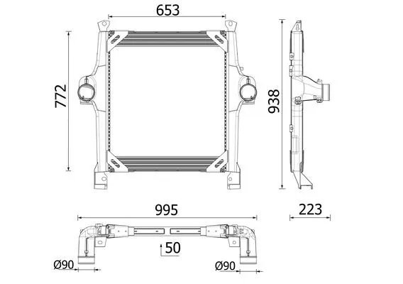 Intercooler MAHLE CI 728 000P
