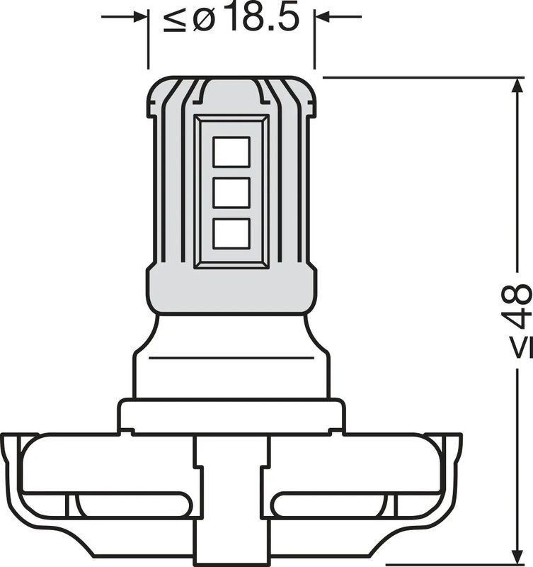 BEC, SEMNALIZATOR OSRAM 5201DWP-1BL - Piesa auto compatibila cu mai multe marci