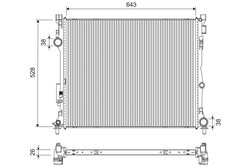 Radiator racire motor Valeo 701307
