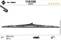LAMELA STERGATOR SWF 116199 - Compatibil cu CHRYSLER, CITROEN, FIAT, FORD, HONDA, HYUNDAI, INFINITI, JEEP, KIA, LANCIA, LAND ROV