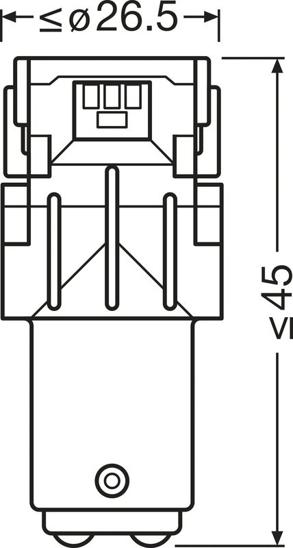 BEC INCANDESCENT OSRAM 7528DWP-2BL - Piesa auto compatibila cu mai multe marci