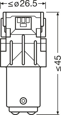 BEC INCANDESCENT OSRAM 7528DWP-2BL - Piesa auto compatibila cu mai multe marci