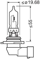 Bec, far faza lunga Osram 9005CBN-2HB