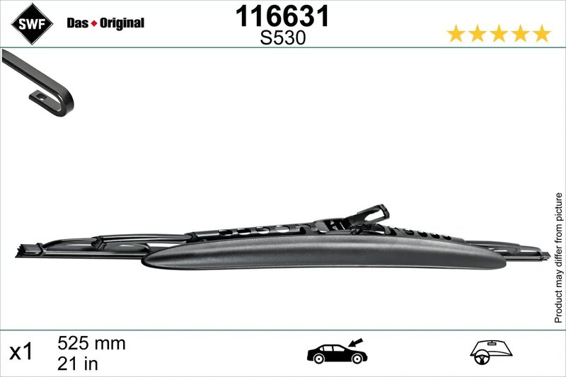 LAMELA STERGATOR SWF 116631 - Compatibil cu ALPINA, AUDI, BMW, FIAT, FORD, JAGUAR, JEEP, MITSUBISHI, NISSAN, RENAULT, SEAT, SKOD