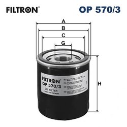Filtru ulei Filtron OP 570/3