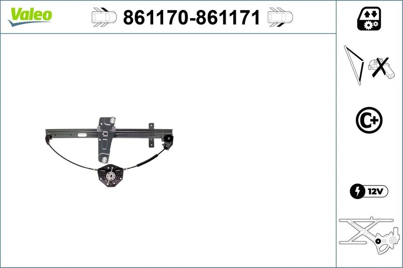 MACARA GEAM VALEO 861170 - Compatibil cu TOYOTA