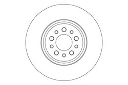 DISC FRANA TRW DF3969S - Compatibil cu JEEP