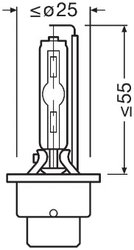 Bec, far faza lunga Osram 66240ULT-2HB