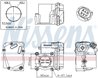 Carcasa clapeta acceleratie Nissens 955004