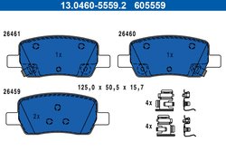 Set placute frana ATE 13.0460-5559.2