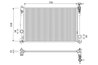 Radiator racire motor Valeo 701297
