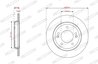 DISC FRANA FERODO DDF3037C - Compatibil cu HYUNDAI, KIA