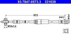 FURTUN FRANA ATE 83.7847-0573.3 - Compatibil cu VW