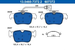 Set placute frana ATE 13.0460-7372.2