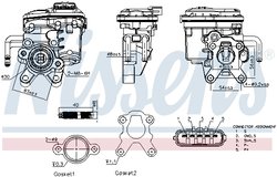 Supapa EGR Nissens 98555