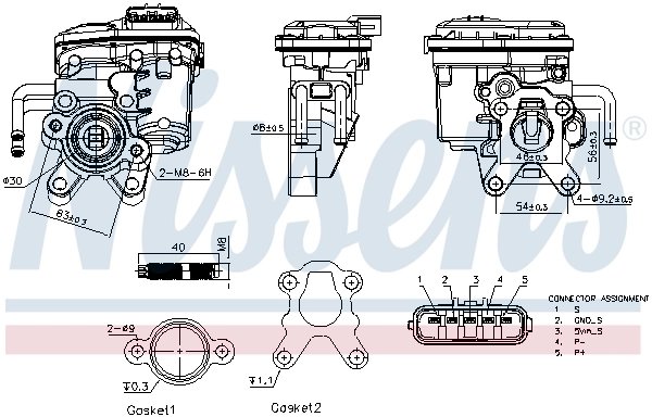 Supapa EGR Nissens 98555