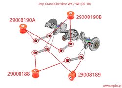 Bucsa suspensie MPBS 29008188-00/80SHA
