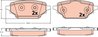 SET PLACUTE FRANA TRW GDB2561 - Compatibil cu RENAULT