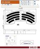 SET PLACUTE FRANA DANBLOCK DB 2916582 - Piesa auto compatibila cu mai multe marci
