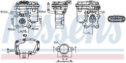 Supapa EGR Nissens 98447