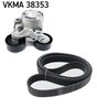 Set curea transmisie cu caneluri SKF VKMA 38353