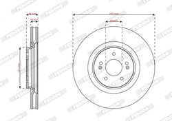 Disc frana Ferodo DDF3171C-1