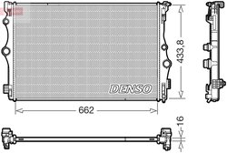 Radiator racire motor Denso DRM17098