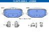 SET PLACUTE FRANA ATE 13.0470-2668.2 - Compatibil cu CITROEN, DS, OPEL, PEUGEOT, VAUXHALL