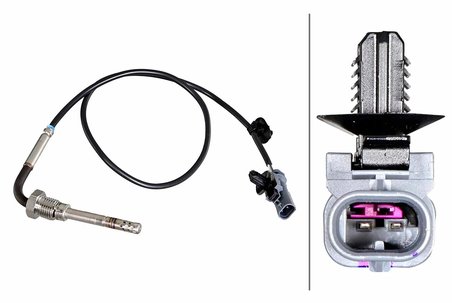 Senzor temperatura gaze evacuare HELLA 6PT 358 226-101