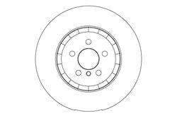 DISC FRANA TRW DF6636S - Compatibil cu BMW