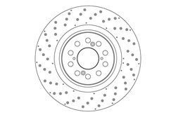 DISC FRANA TRW DF6931S - Compatibil cu HONDA