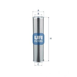 FILTRU SISTEM HIDRAULIC PRIMAR UFI 83.121.00 - Piesa auto compatibila cu mai multe marci