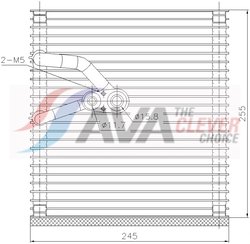 Evaporator aer conditionat Ava Quality Cooling OLV759