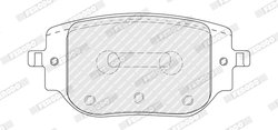 SET PLACUTE FRANA FERODO FDB5524 - Compatibil cu CITROEN, OPEL, PEUGEOT, VAUXHALL