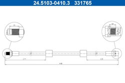 Furtun frana ATE 24.5103-0410.3