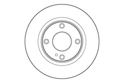 DISC FRANA TRW DF6568 - Compatibil cu FORD