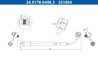 FURTUN FRANA ATE 24.5176-0456.3 - Compatibil cu OPEL, VAUXHALL