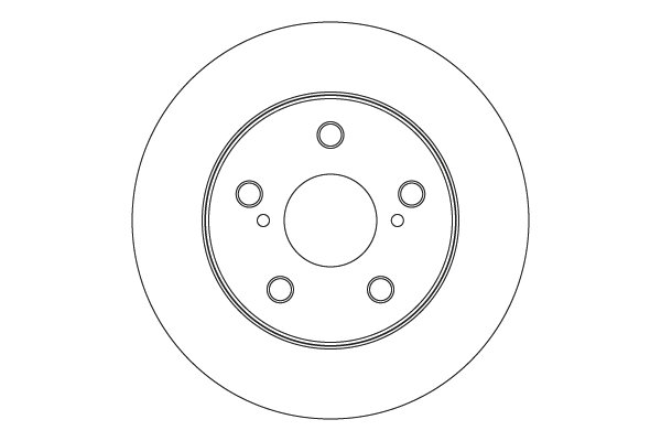 DISC FRANA TRW DF3970 - Compatibil cu TOYOTA