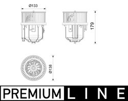 Ventilator habitaclu MAHLE AB 429 000P