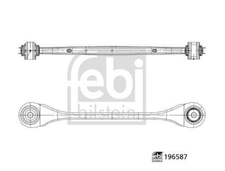 BRAT SUSPENSIE FEBI BILSTEIN 196587 - Compatibil cu BMW