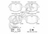 Set placute frana Breck 24703 00 554 00