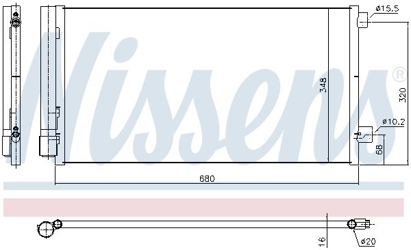 Radiator climatizare Ava Quality Cooling JE5097D