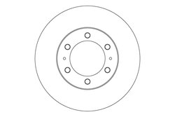 DISC FRANA TRW DF6914S - Piesa auto compatibila cu mai multe marci
