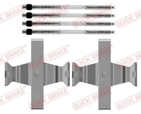 Set accesorii placute frana QUICK BRAKE 109-0205