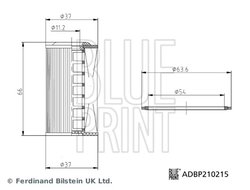 Filtru hidraulic cutie de viteze automata Blue Print ADBP210