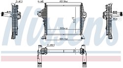 Intercooler Nissens 961327